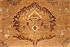 Pishavar Brown Hand Knotted 117 X 151 Area Rug 254-29395 Thumb 5