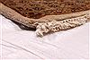 Kashan Beige Hand Knotted 122 X 149 Area Rug 254-29396 Thumb 1