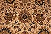 Kashan Beige Hand Knotted 122 X 149  Area Rug 254-29396 Thumb 3