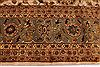 Kashan Beige Hand Knotted 122 X 149 Area Rug 254-29396 Thumb 4