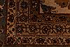 Kashan Beige Hand Knotted 122 X 149  Area Rug 254-29396 Thumb 5