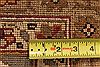 Kashan Beige Hand Knotted 122 X 149 Area Rug 254-29396 Thumb 9