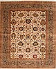 Kashan Beige Hand Knotted 122 X 149  Area Rug 254-29396 Thumb 0