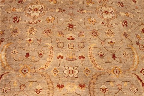 Pishavar Beige Hand Knotted 120 X 1710 Area Rug 254-29398 Image 3
