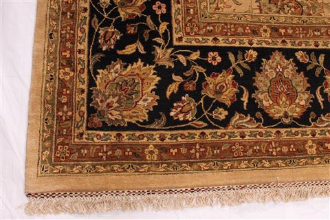 Kashmar Green Hand Knotted 120 X 154 Area Rug 254-29399 Image 2