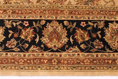 Kashmar Green Hand Knotted 120 X 154 Area Rug 254-29399 Image 4