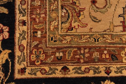 Kashmar Green Hand Knotted 120 X 154 Area Rug 254-29399 Image 5