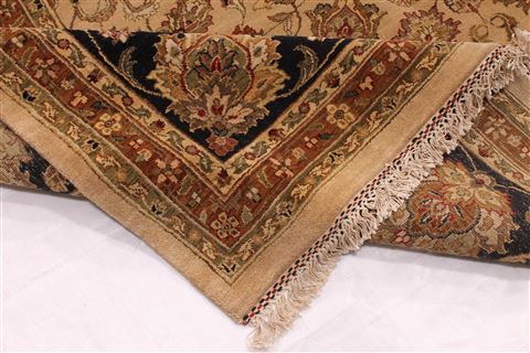 Kashmar Green Hand Knotted 120 X 154 Area Rug 254-29399 Image 9
