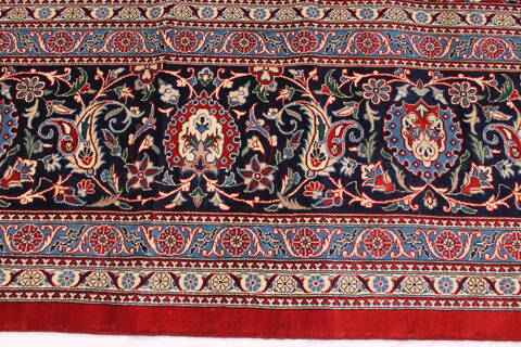 Pak-Persian Beige Hand Knotted 123 X 151  Area Rug 254-29400 Image 5