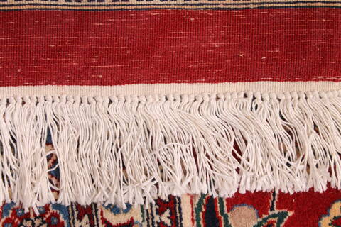 Pak-Persian Beige Hand Knotted 123 X 151  Area Rug 254-29400 Image 7