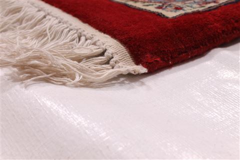 Pak-Persian Beige Hand Knotted 123 X 185 Area Rug 254-29402 Image 1