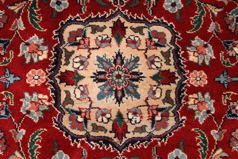 Pak-Persian Beige Hand Knotted 123 X 185 Area Rug 254-29402 Image 6