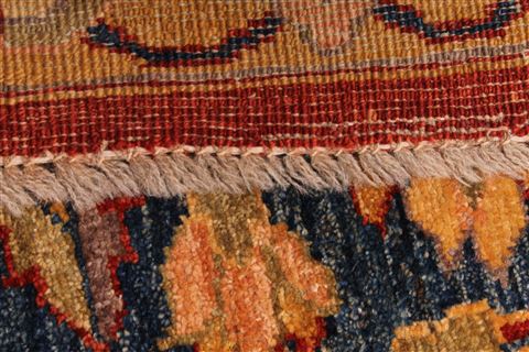 Pishavar Beige Hand Knotted 119 X 174 Area Rug 254-29403 Image 7