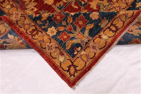 Pishavar Beige Hand Knotted 119 X 174 Area Rug 254-29403 Image 9