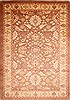 Pishavar Beige Hand Knotted 105 X 149 Area Rug 254-29409 Thumb 0