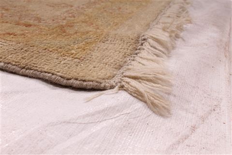 Oushak Beige Hand Knotted 121 X 184 Area Rug 254-29411 Image 1