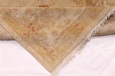 Oushak Beige Hand Knotted 121 X 184 Area Rug 254-29411 Image 8