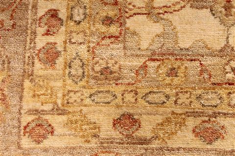Ziegler Beige Hand Knotted 119 X 183 Area Rug 254-29412 Image 5