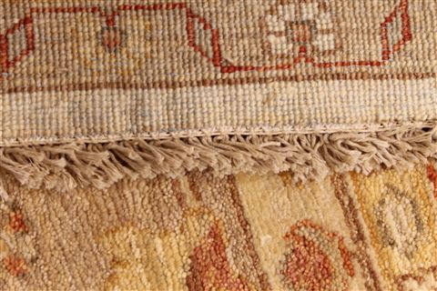 Ziegler Beige Hand Knotted 119 X 183 Area Rug 254-29412 Image 7