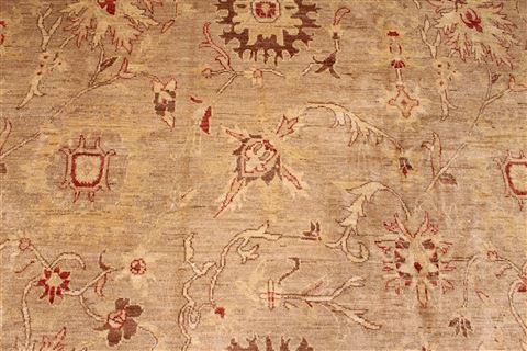 Ziegler Beige Hand Knotted 1111 X 180 Area Rug 254-29414 Image 3