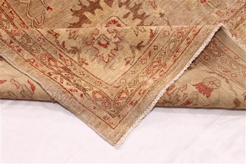 Ziegler Beige Hand Knotted 1111 X 180 Area Rug 254-29414 Image 9
