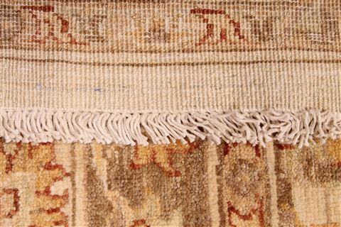 Pishavar Beige Hand Knotted 1111 X 179 Area Rug 254-29415 Image 6