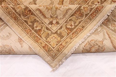 Pishavar Beige Hand Knotted 1111 X 179 Area Rug 254-29415 Image 8