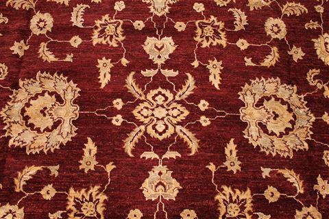 Pishavar Red Hand Knotted 1110 X 151 Area Rug 254-29416 Image 3