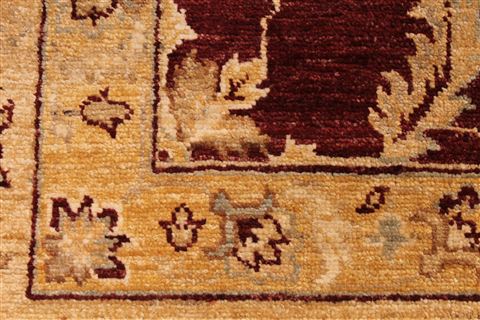 Pishavar Red Hand Knotted 1110 X 151 Area Rug 254-29416 Image 5