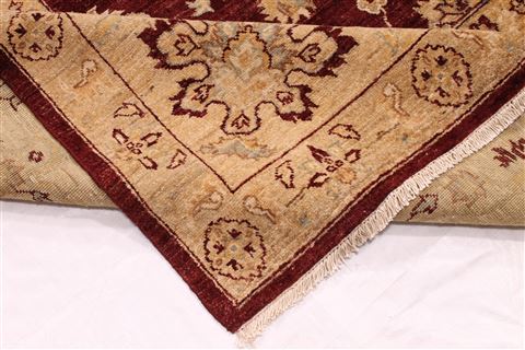 Pishavar Red Hand Knotted 1110 X 151 Area Rug 254-29416 Image 9