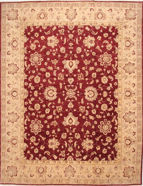 Pishavar Red Hand Knotted 1110 X 151 Area Rug 254-29416 Image 0