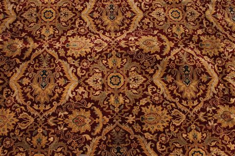 Agra Beige Hand Knotted 1110 X 1711 Area Rug 254-29420 Image 3
