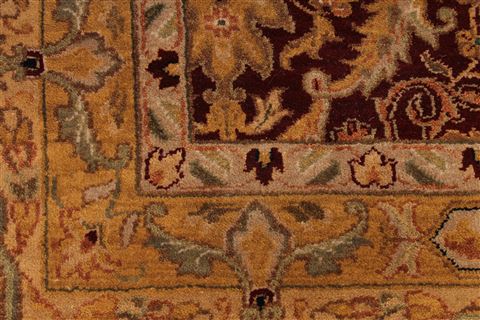 Agra Beige Hand Knotted 1110 X 1711 Area Rug 254-29420 Image 5