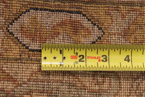 Agra Beige Hand Knotted 1110 X 1711 Area Rug 254-29420 Image 7