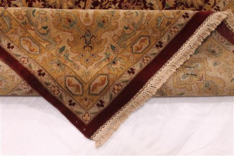 Agra Beige Hand Knotted 1110 X 1711 Area Rug 254-29420 Image 8
