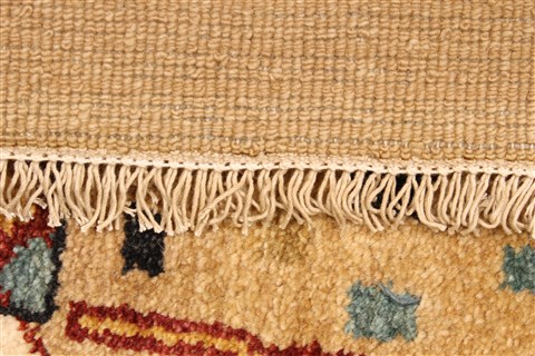 Modern Beige Hand Knotted 41 X 65 Area Rug 250-29423 Image 2