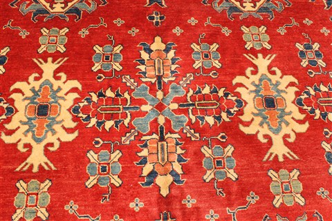 Kazak Beige Hand Knotted 114 X 151 Area Rug 250-29424 Image 7