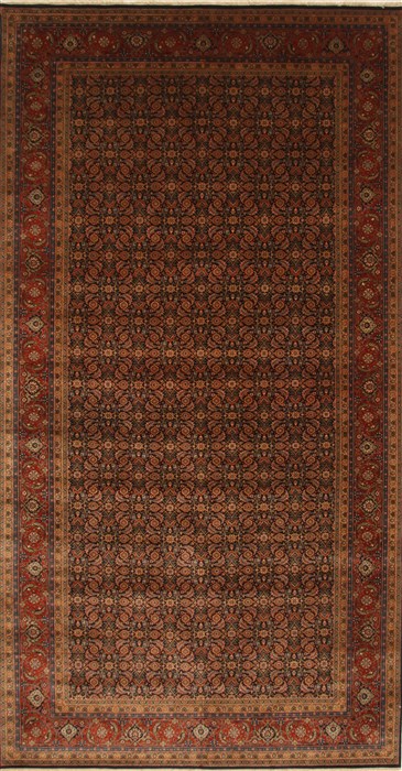 Herati Beige Hand Knotted 82 X 158 Area Rug 250-29425 Image 0