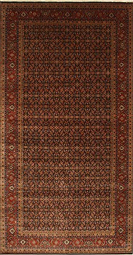 Indian Herati Beige Rectangle Odd Size Wool Carpet 29425