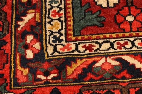 Bakhtiar Blue Hand Knotted 131 X 161 Area Rug 250-29431 Image 1