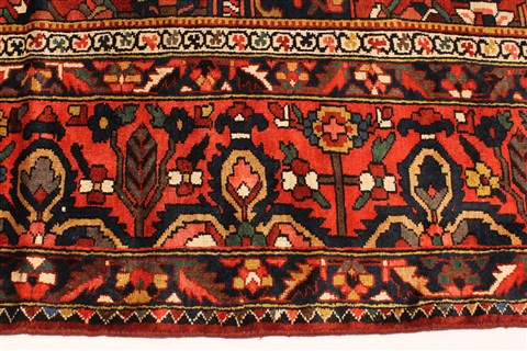 Bakhtiar Blue Hand Knotted 131 X 161 Area Rug 250-29431 Image 9
