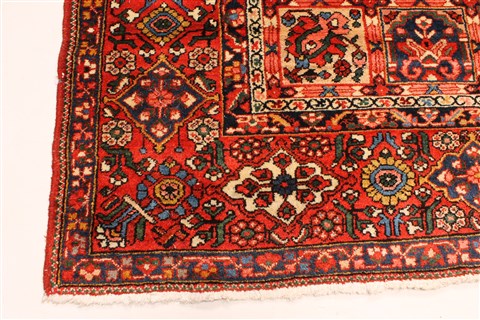 Bakhtiar Blue Square Hand Knotted 122 X 123 Area Rug 250-29432 Image 6