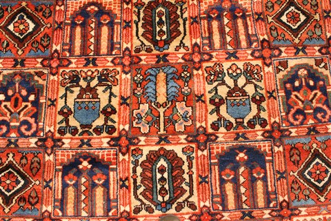 Bakhtiar Blue Square Hand Knotted 122 X 123 Area Rug 250-29432 Image 7