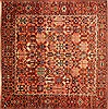 Bakhtiar Blue Square Hand Knotted 122 X 123 Area Rug 250-29432 Thumb 0