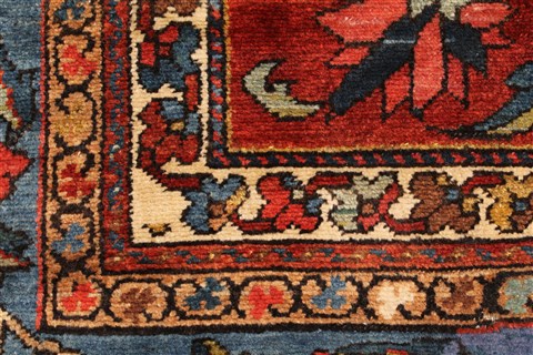 Bakhtiar Blue Hand Knotted 129 X 179 Area Rug 250-29433 Image 1