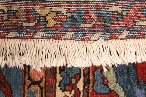 Bakhtiar Blue Hand Knotted 129 X 179 Area Rug 250-29433 Image 2