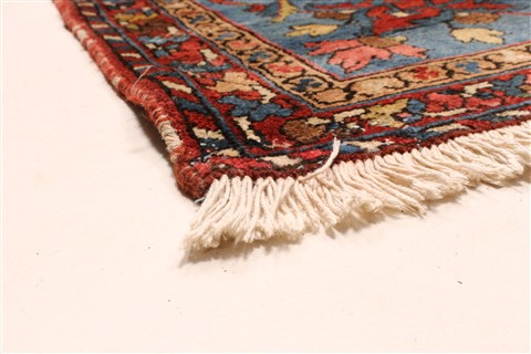 Bakhtiar Blue Hand Knotted 129 X 179 Area Rug 250-29433 Image 5