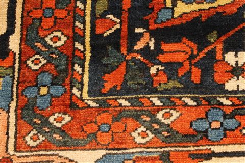 Bakhtiar Blue Hand Knotted 132 X 170 Area Rug 250-29434 Image 1