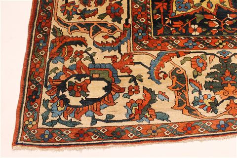 Bakhtiar Blue Hand Knotted 132 X 170 Area Rug 250-29434 Image 6