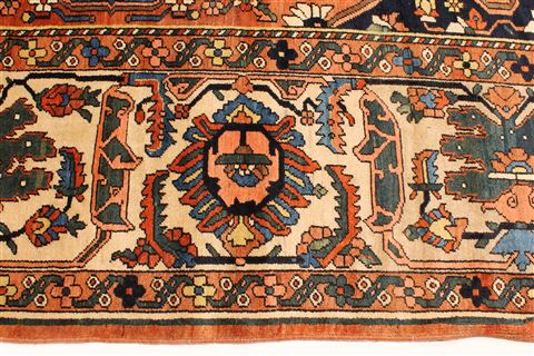 Bakhtiar Blue Hand Knotted 132 X 170 Area Rug 250-29434 Image 8